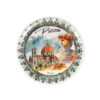 Cities pizza plate set