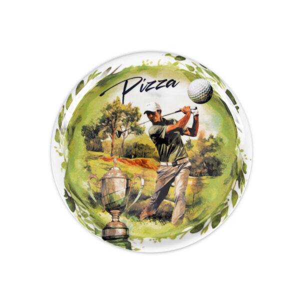 Sport pizza plate set