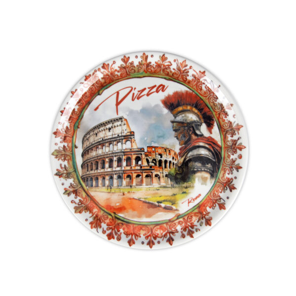 Cities pizza plate set