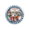 Cities pizza plate set