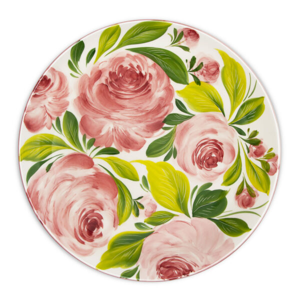 Plate with roses