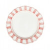 Riviera pink dinner plate