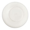 Smooth ceramic plate decorated lemons and blue damask
