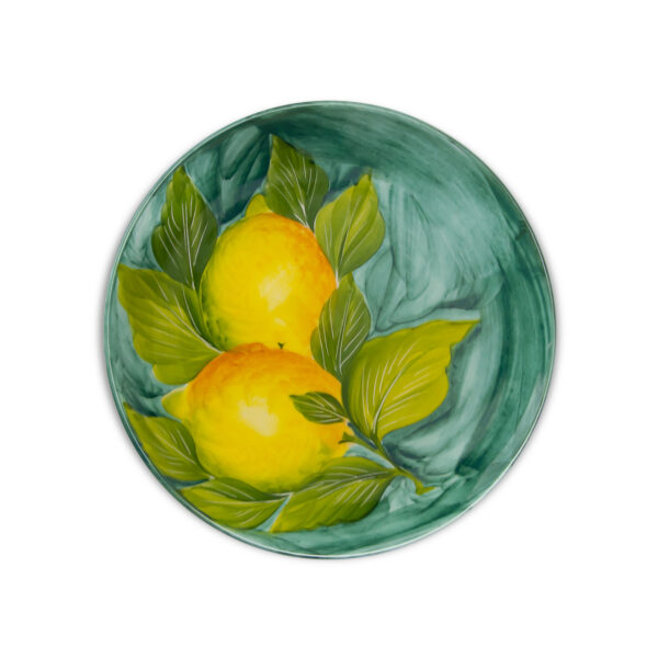 Dessert plate with lemons