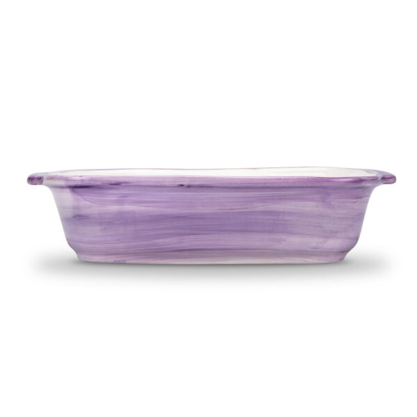 pirofila-limoni-lavanda Serving tray with lemons and lavender