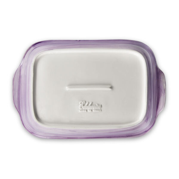 pirofila-limoni-lavanda-sotto Serving tray with lemons and lavender