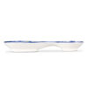 Ceramic spoon holder decorated lemons damask blue