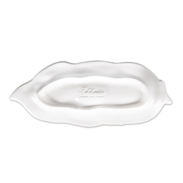 Ceramic spoon holder decorated with relief lemons