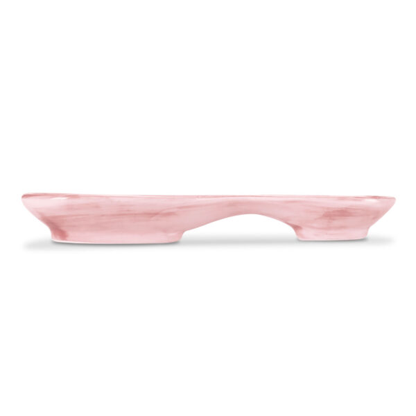 Pink spoon holder