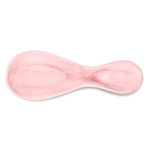 Pink spoon holder