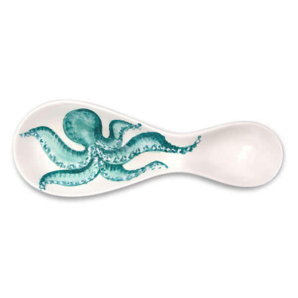 Spoon holder with octopus