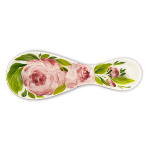 Spoon holder with roses