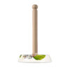 Kitchen roll holder with hydrangeas