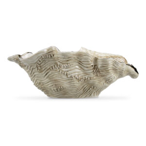 Gold oyster champagne holder