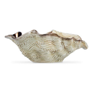 Copper oyster champagne holder
