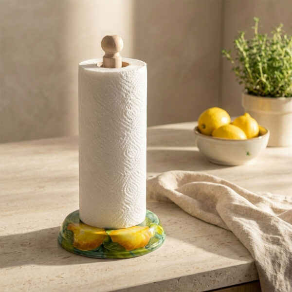 Lemons kitchen roll holder