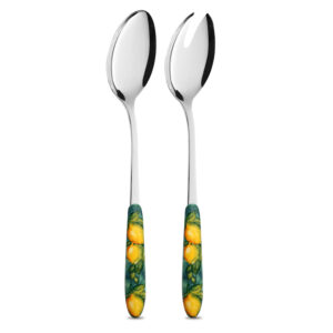 Salad cutlery with lemons