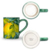 set-colazione-Limoni-tazza Mug and teaspoon with Lemons