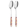 set-insalata-margherite-rosa Salad set with pink daisies