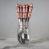 set-insalata-margherite-rose-vaso Salad set with pink daisies