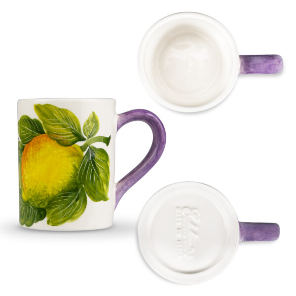 set-limoni-lavanda-tazza Mug and teaspoon with Lemons and lavender
