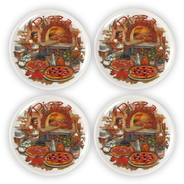 set-piatti-completo-pizzaiolo Pizza chef plate set