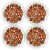 set-piatti-completo-spicchi Pizza slices plate set
