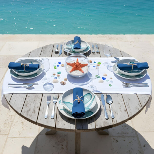 set-piatti-polpo-tiffany-ambientata Plate with octopus