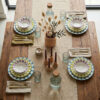 Riviera green dessert plate