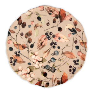Autumn beige charger plate
