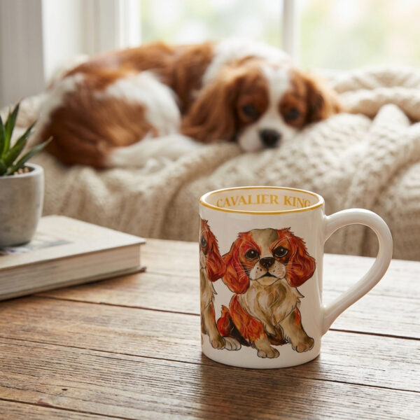 tazza-ambientata-king-ok Mug with Cavalier King Charles Spaniel