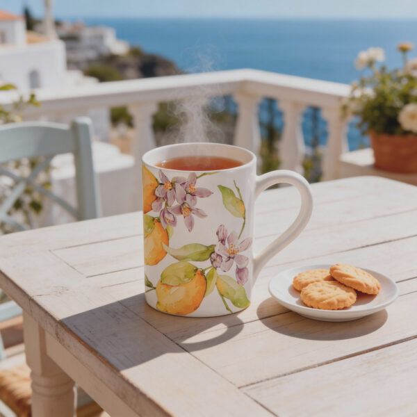 Citrus ceramic mug