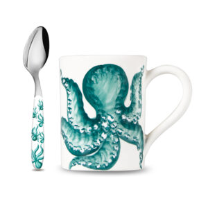 tazza-e-cucchiaino-polpo Mug and teaspoon with octopus