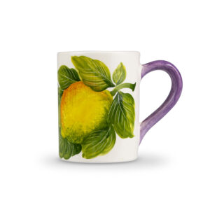 Mug with lemons & lavender
