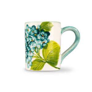 Mug with hydrangeas