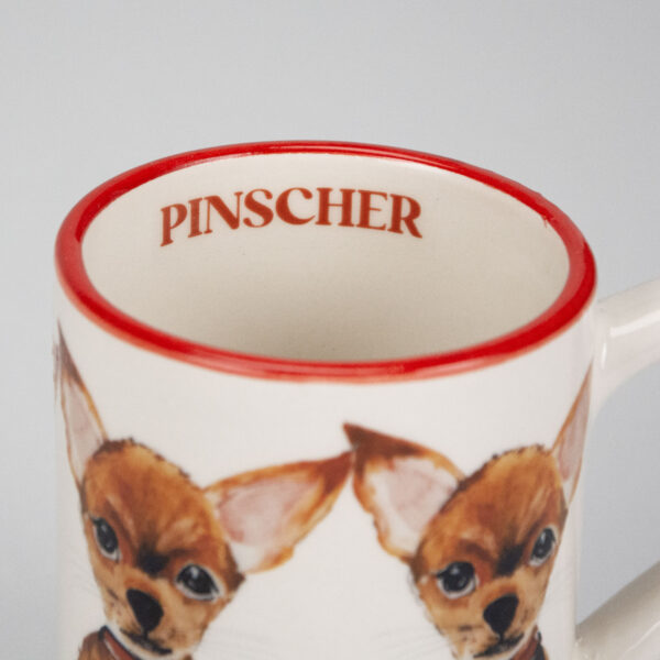 Mug with Pinscher Mug with Pinscher