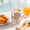 Seashells ceramic mug
