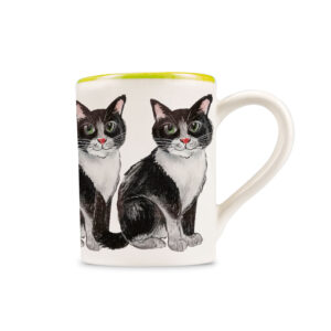 Mug with Tuxedo cat