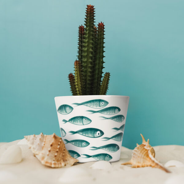 vaso-pesci-ambientata Pot with fishes
