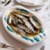 Appetiser tray with fishes