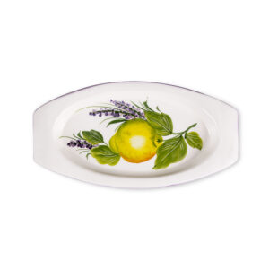 Appetiser tray with lemons & lavender
