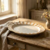 Riviera brown serving tray