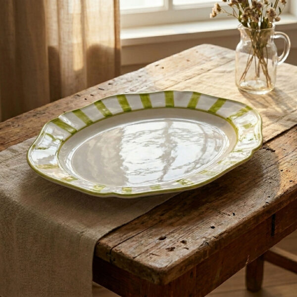 vassoio-riviera-verde-ambientata Riviera green serving tray