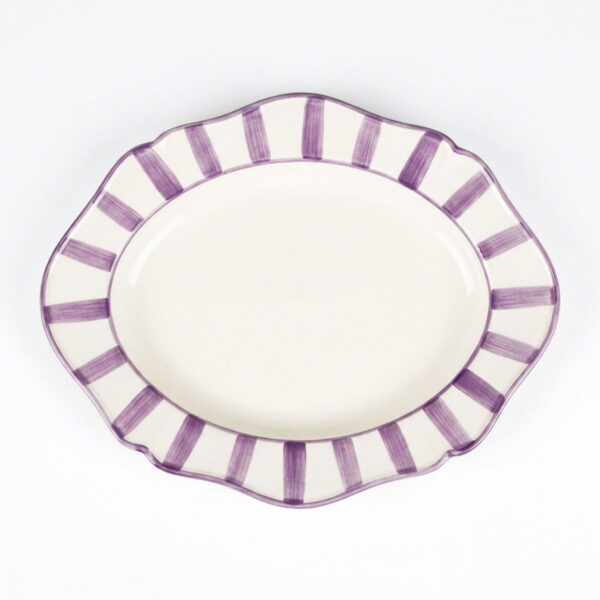 Riviera purple serving tray
