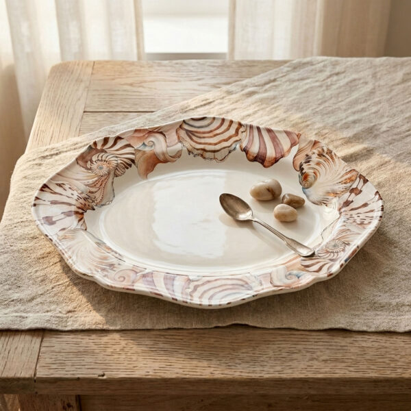 Seashells serving tray
